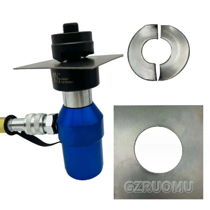 WK-8 Universal Hydraulic Hole Opener 1/2-2“ Stainless Steel Metal Plate Mild Steel Plate Hole Puncher 360° Rotate Punch Tool Ki