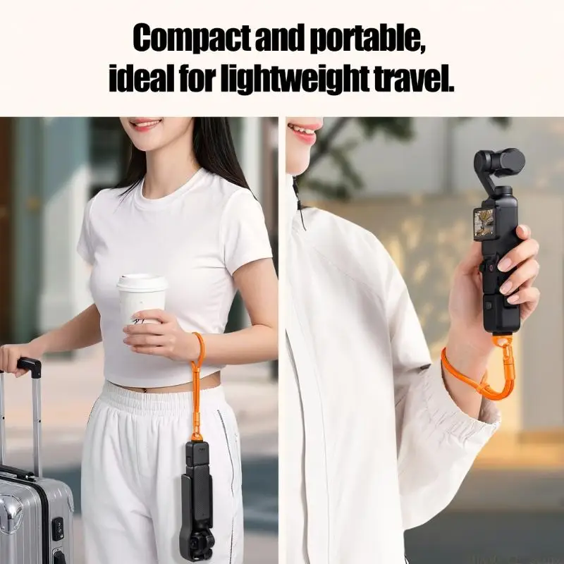 M5TD Anti Lost Safety Wrist Cord Adjustable Polyester With 1/4Inch Metal Screw Base