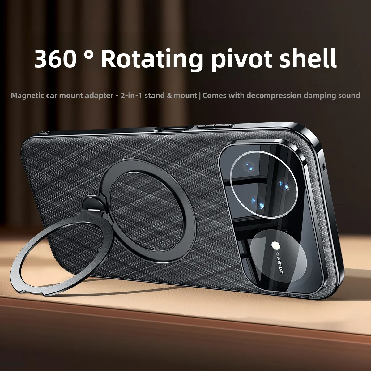 

Gold and Silver Brocade texture for Huawei Nova15 Ultra Magnetic Phone Case for Nova15 Pro 15 rotation Stand Full Lens PhoneCase