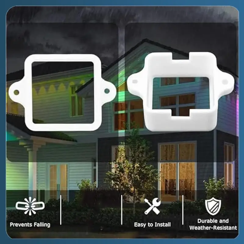 

AB02 72Pcs Light Clips For Govee Outdoor Lights,Mounting Brackets For Govee(Non-Pro Version H705)Outdoor LED Lights Extension