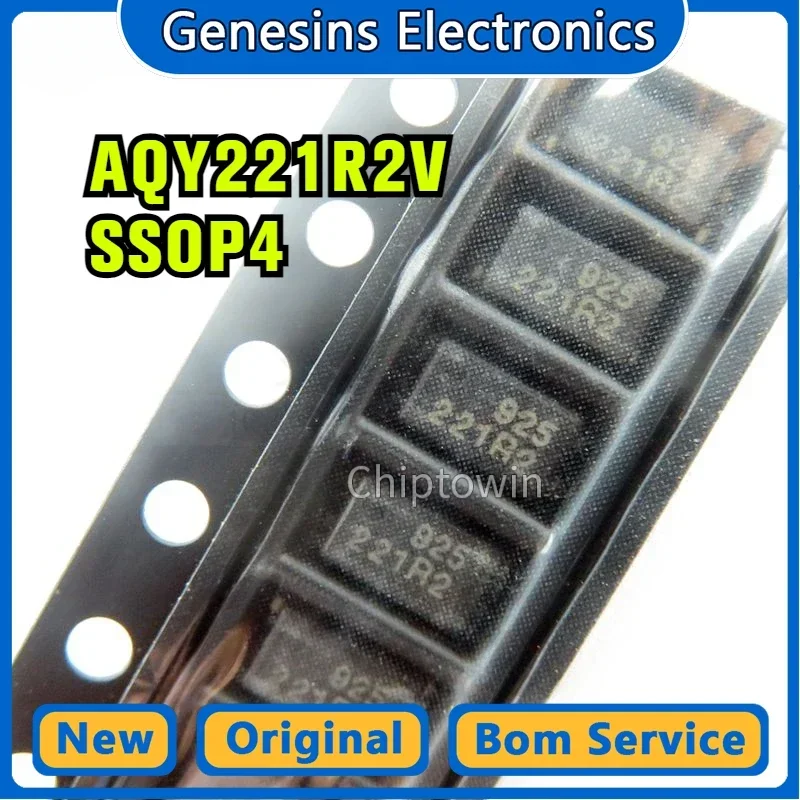 10 pcs / 100pcs AQY221R2V SSOP4 221R2 40V AQY221R2 AQY221R2VY