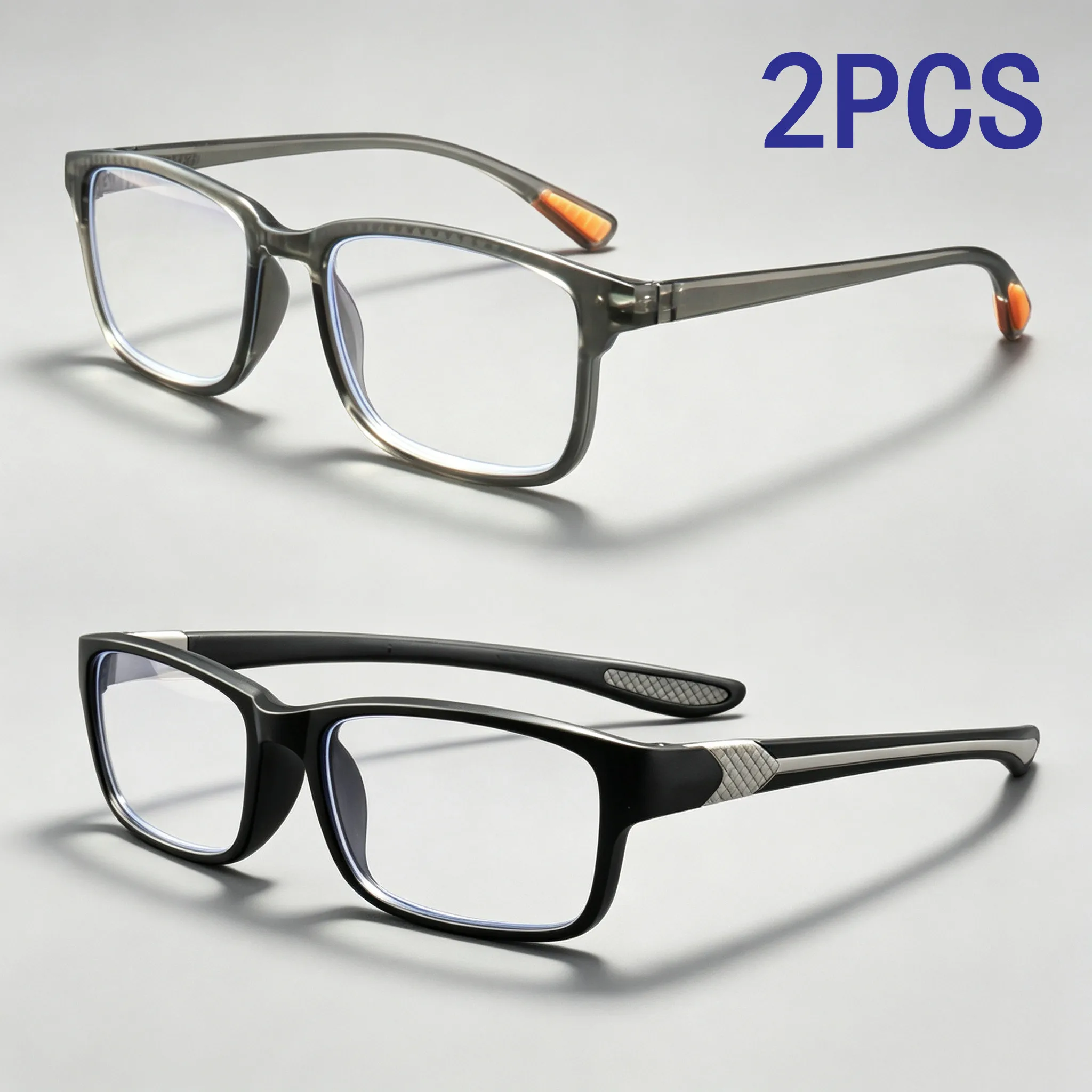 2PCS 2PCS best-selling vintage reading glasses full-frame reading glasses lightweight and portable - Aliexpress Deal