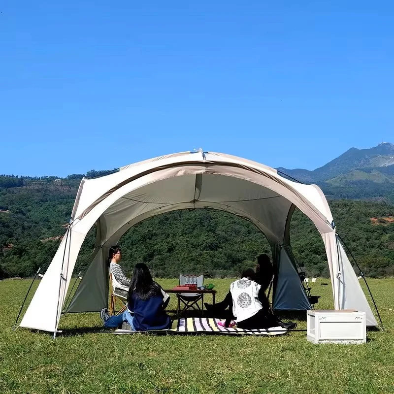 Rainproof Sunproof Awnings Outdoor Camping Tent Folding Dome Canopy Creative Lightweight Portable Large Pavilion Patio Pergola