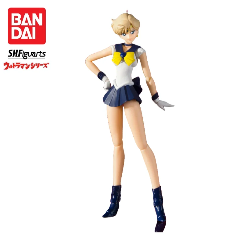 متوفر في المخزون بانداي S H Figuarts الأصلي بحار القمر Tenoh Haruka نموذج دمية العلامة التجارية الجديدة محاصر عمل الشكل شخصيات أنيمي المرآب