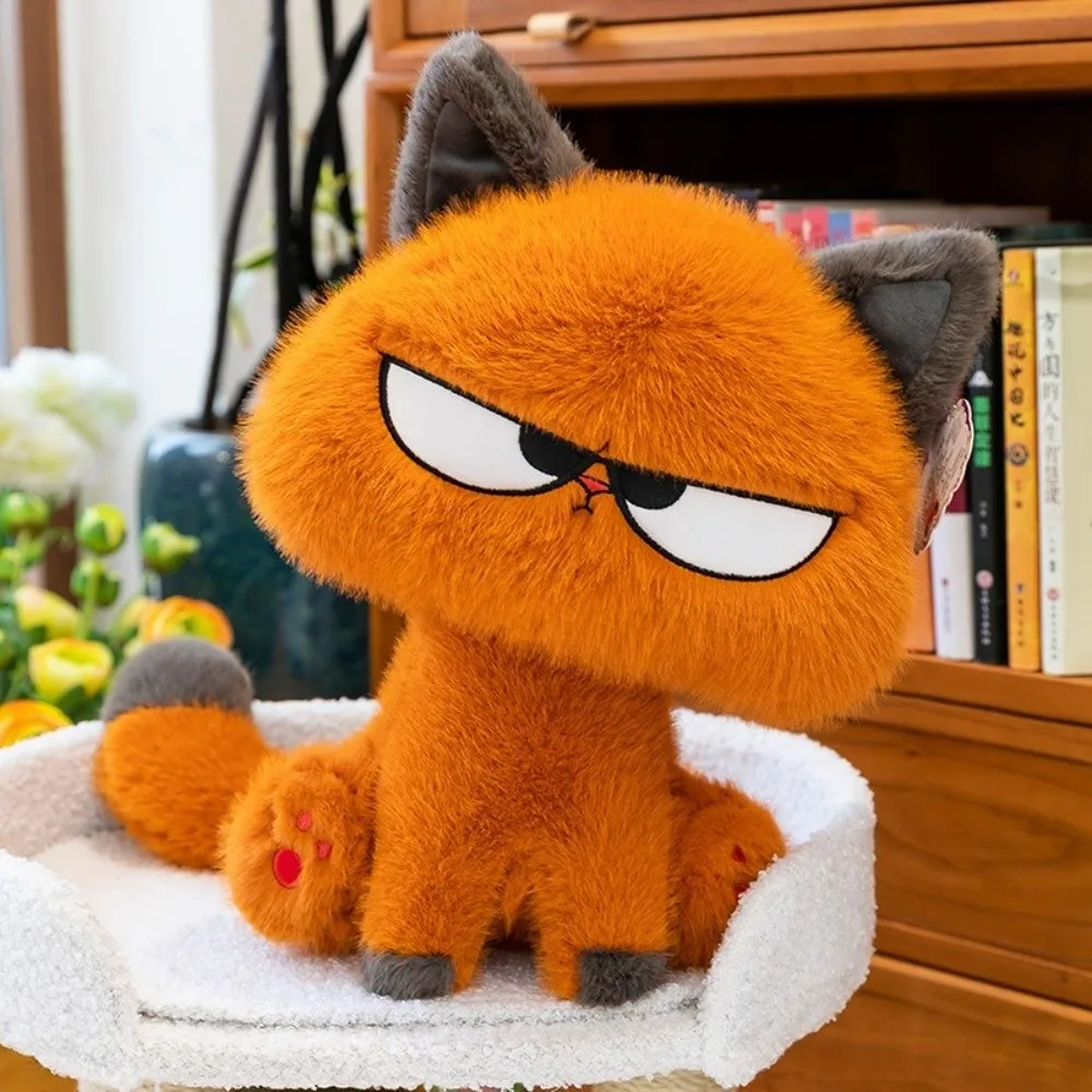 Creative 30cm/40cm Orange Cat Plushie Soft Material Cute Kawaii Home Decor
