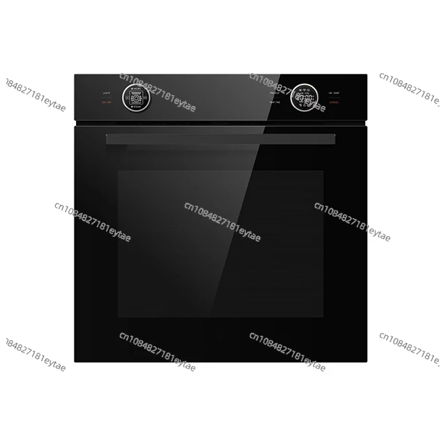 24 inch 60cm built-in electric convection oven 80L kitchen wall oven 13 functions stainless steel black knob control single