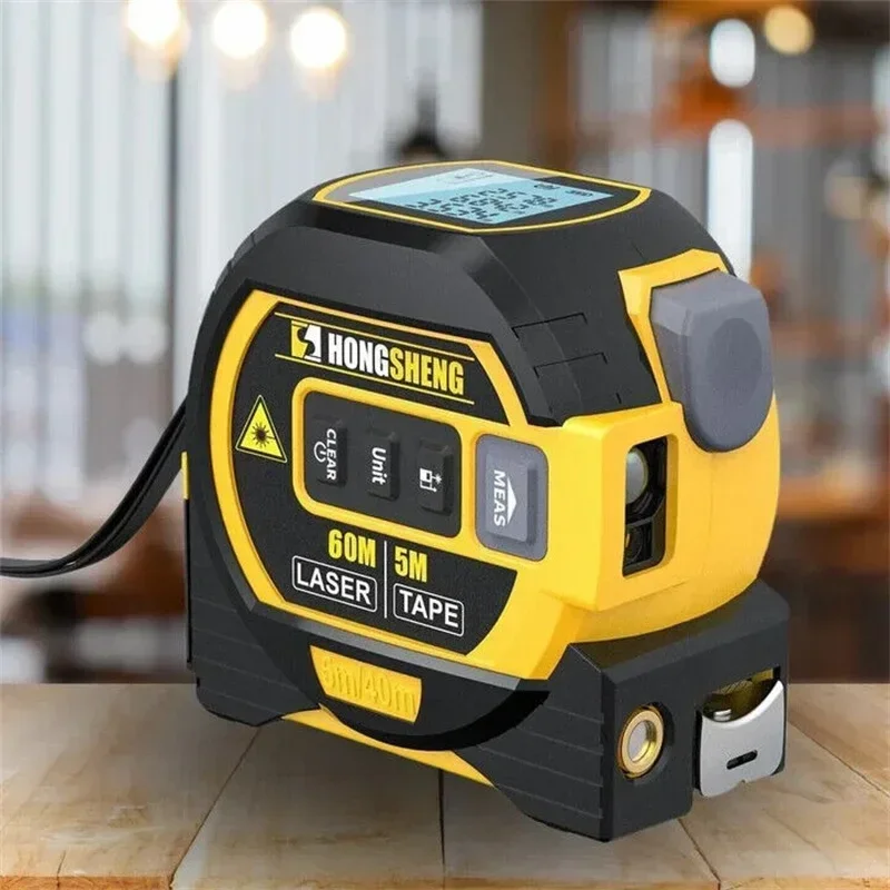 40m/60m Laser Distance Meter Rangefinder Laser Measure Distance Meter Surveying Equipment Tape Measur Retractable Tape
