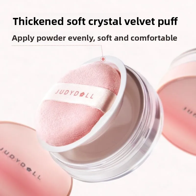 Judydoll Light และ Transparent Soft Focus Loose Powder Oil Control Brightening Original Setting Powder Matte Finish แต่งหน้า