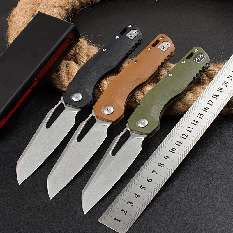 

Kesiwo MT MSI Tactical Folding Knife M390MK Blade G10 Handle Camping Outdoor Utility EDC Pocket Fold Survival Knife