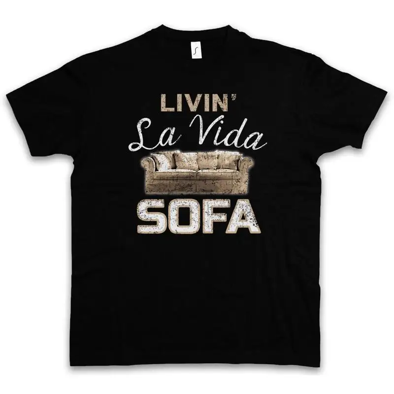 

LIVIN LA VIDA SOFA T SHIRT PC Science Geek Nerd Gamer Admin Scientist Gaming