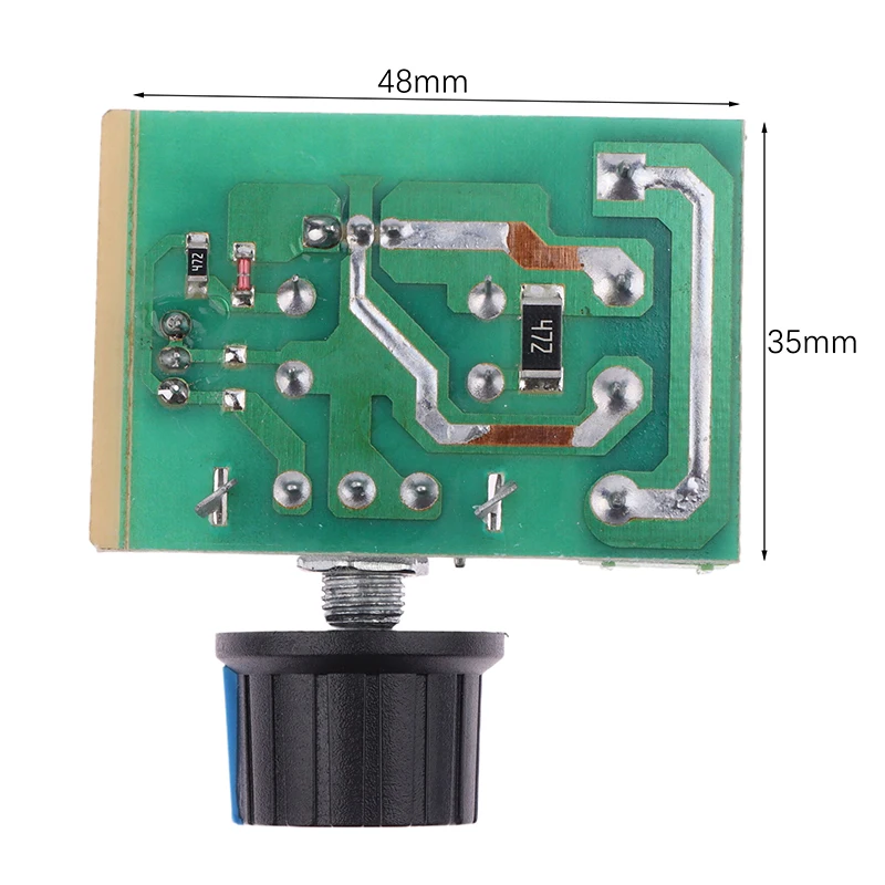 AC 220V 2000W SCR Regulator Tegangan Peredupan Dimmer Pengendali Kecepatan Motor Termostat Modul Regulator Tegangan Elektronik
