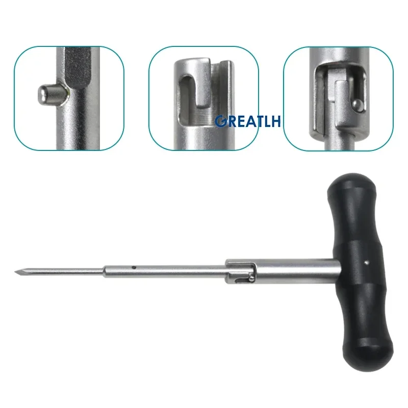 Medical Acetabular Nail Handle Hip Joint Hook Retractor Orthopedic Veterinary Instrument Hip Surgical Instruments pet