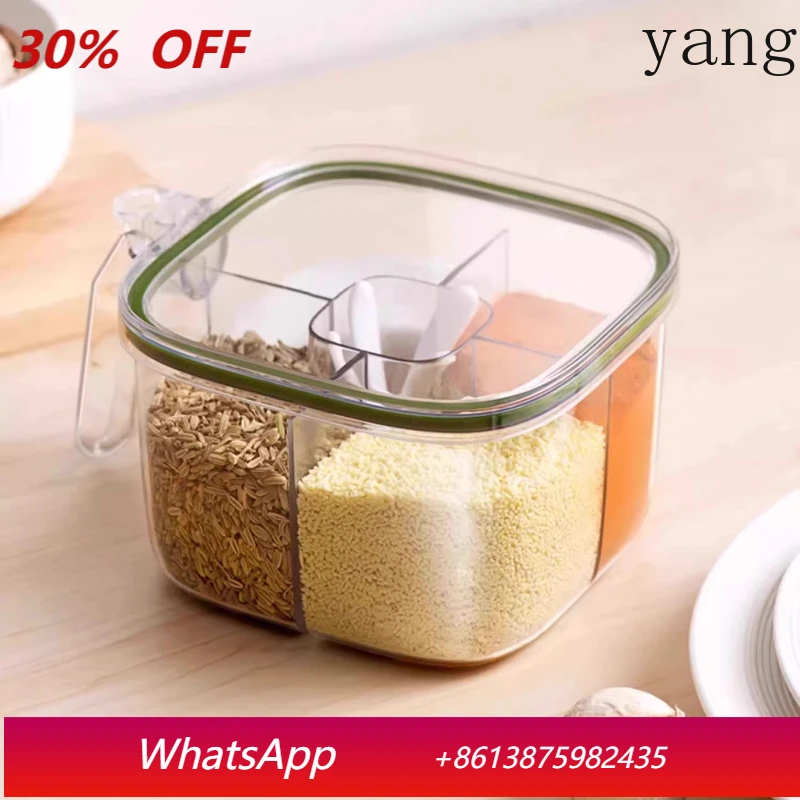 

LTT seasoning box kitchen household and commercial sealed moisture-proof tank seasoning four-in-one seasoning tank