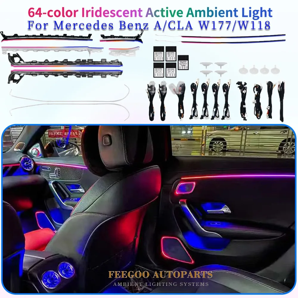 

Right Hand Drive W177 Symphony Ambient Light for Mercedes Benz A-Class W177 CLA C118 New Retrofit Active Atmosphere Lamp