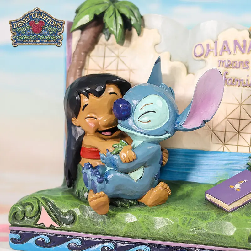 

Disney Traditions Jim Shore Stitch And Lilo Storybook Figurine Ohana Family Statue Valentines Day Gift For Girls