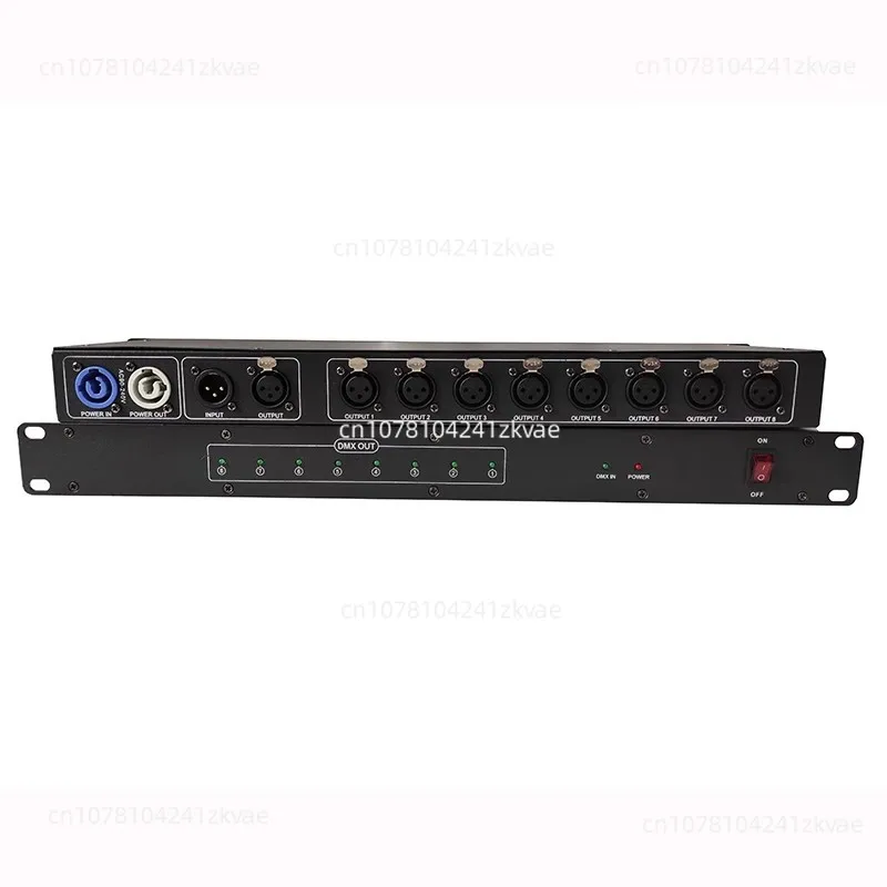 Two-way 8-way DMX Expander Tiger MA Console Artnet Converter, Wedding Performance Lighting Control Equipment