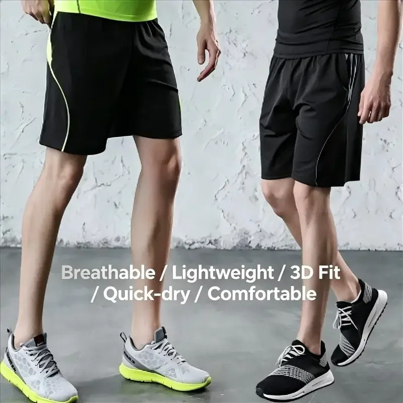 Sommer-Fitnesskleidung für Laufen und Basketball, Enge Hosen, Lockere Shorts, Leichte und Schnell Trocknende Taschen – Detail 3