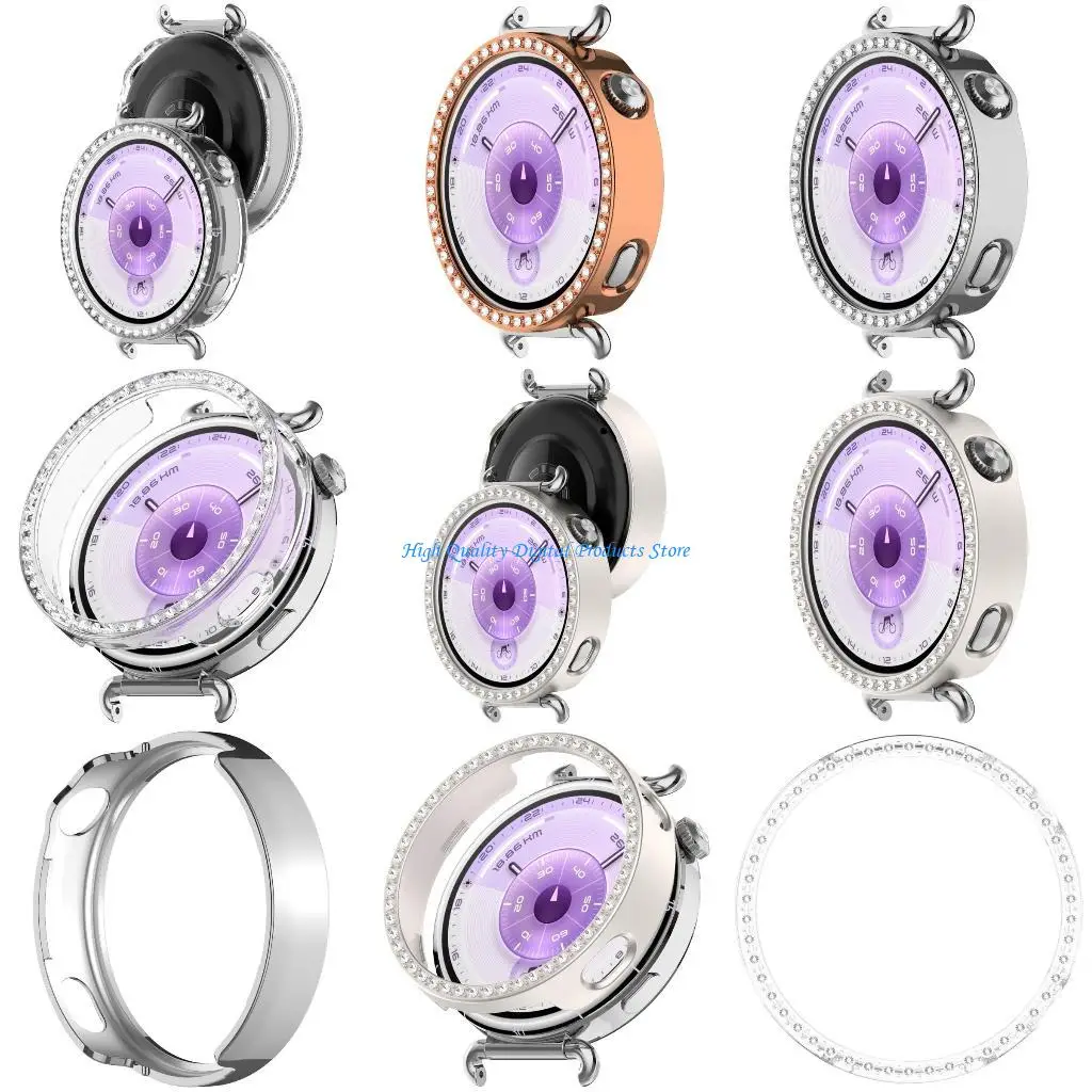 

U2JE Scratch Resistant Smartwatch Cover Hollowed PC Case for Watch GT6 41mm