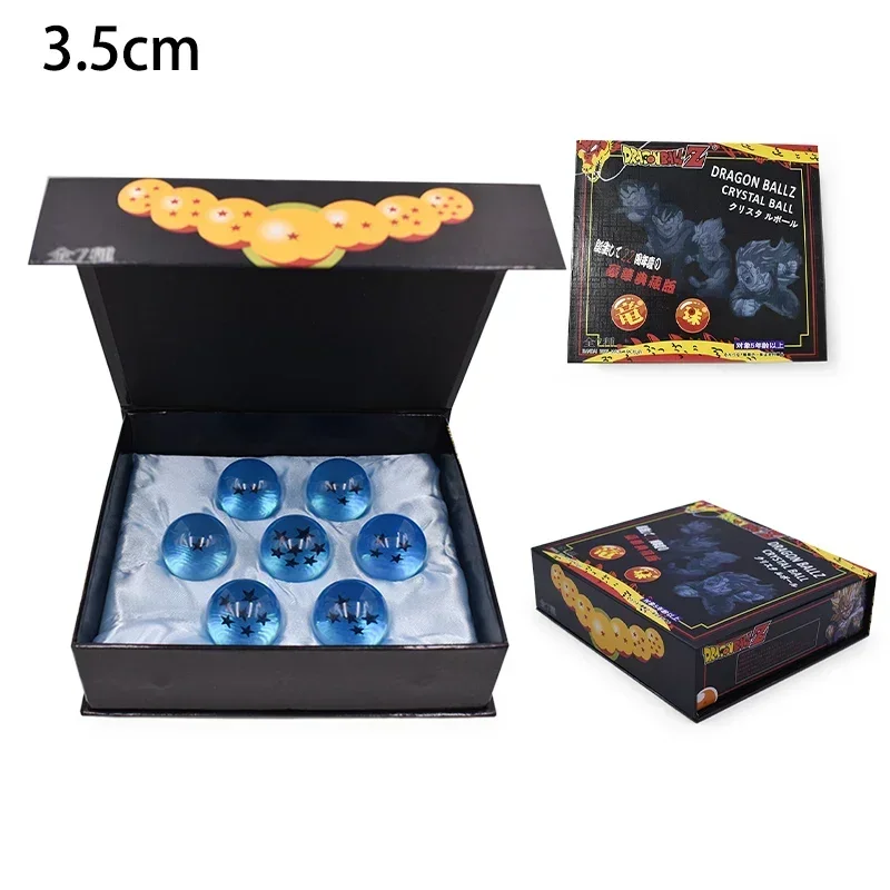 In Stock BB Dragon Balls 7 psc/set Resin Seven Balls Shenron Wishing Ball 3.5cm