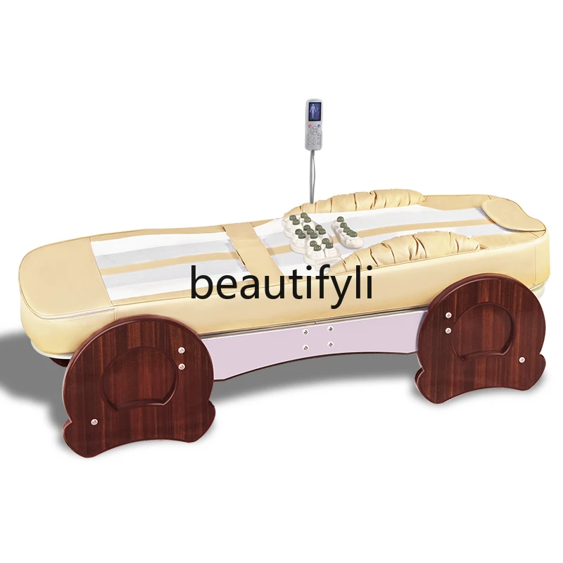 

Household 3D Electric Jade Body Massage Bed Multifunctional Warm Therapy Bed Warm Jade Massage Bed Fully Automatic