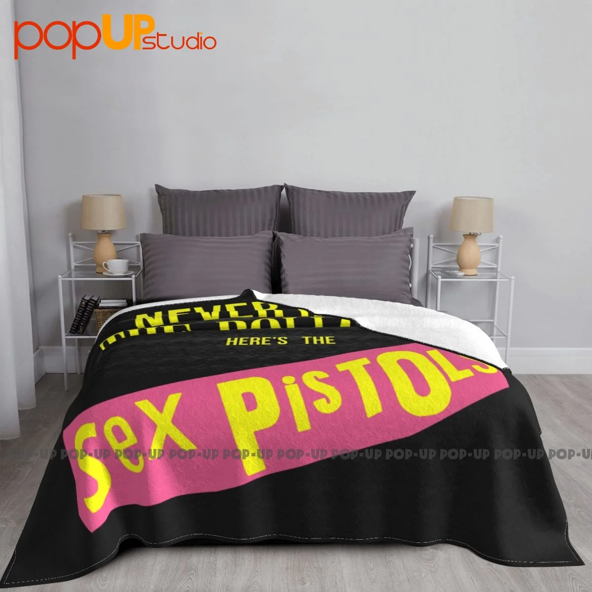 Sex Pistols Never Mind The Blocks Punk Band Blanket Bedding Nap Blanket Machine Washable