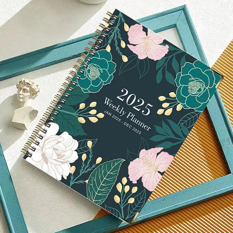 2025 Appointment Book Floral Pattern Calendar Monthly Planner January 2025-December 2025 12-Month Planner for Time Management