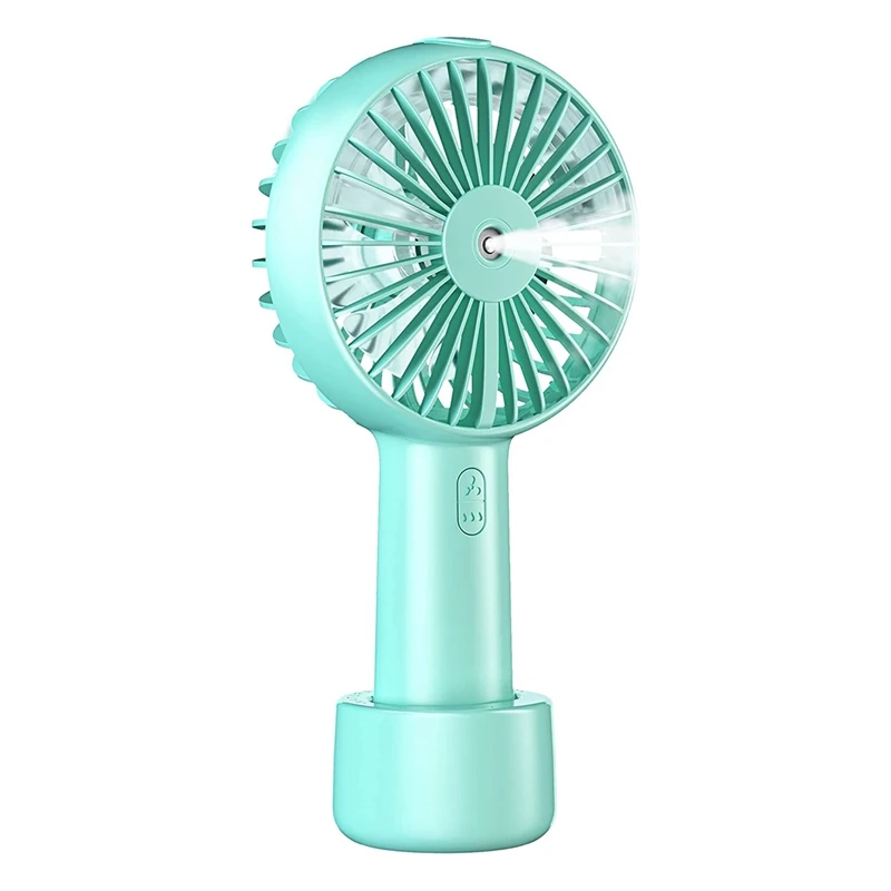 

Handheld Fan Misting, Hand Held Portable Fan With 3 Speeds And Battery Operated, 2 Mode Spray Mister Personal Fan