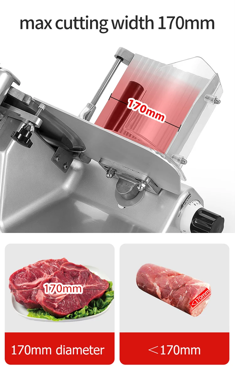Desktop Automatic Meat Slicer Frozen Meat Slicer Small Meat Cutting Machine