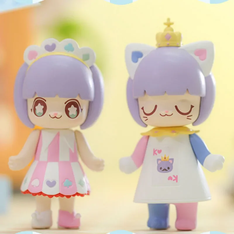 كيمي ميكي ماجيك سيرك سلسلة صندوق أعمى اللعب Kawaii أنيمي عمل الشكل مفاجأة صندوق غامض الدمى هدية #2