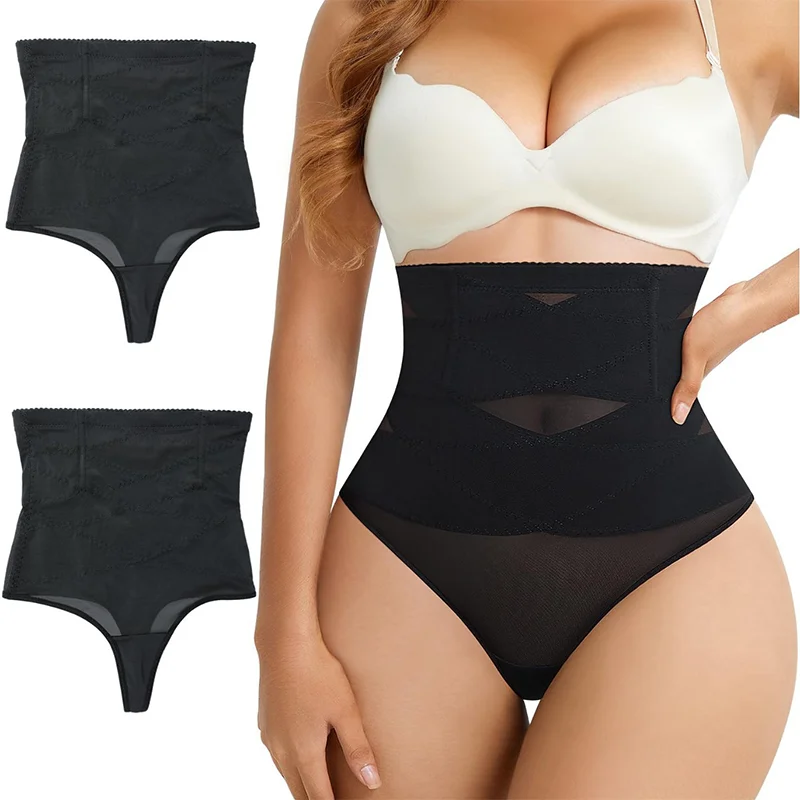 

Women's Mesh High Waist Shaping Underwear Is Comfortable Breathable Thin Cross High Waist Shaping Underwear