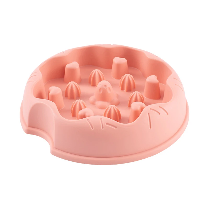 Slow Feeder Dog Bowls Anti-Choking Puzzle Pet Bowls Non Slip Interactive Maze Dishes for Dogs and Cats Food Training