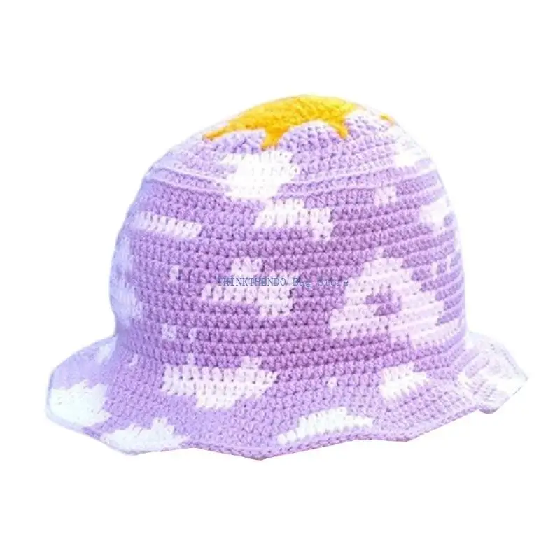 340D Knit Bucket Hat Pattern Crochet Bucket Hat Fisherman Hat Flame Hat Cloche Hat