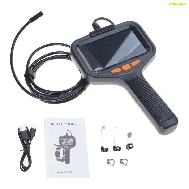 U1JB Industrial Endoscope Ergonomic Design 1080P Camera Handheld Inspection for Car
