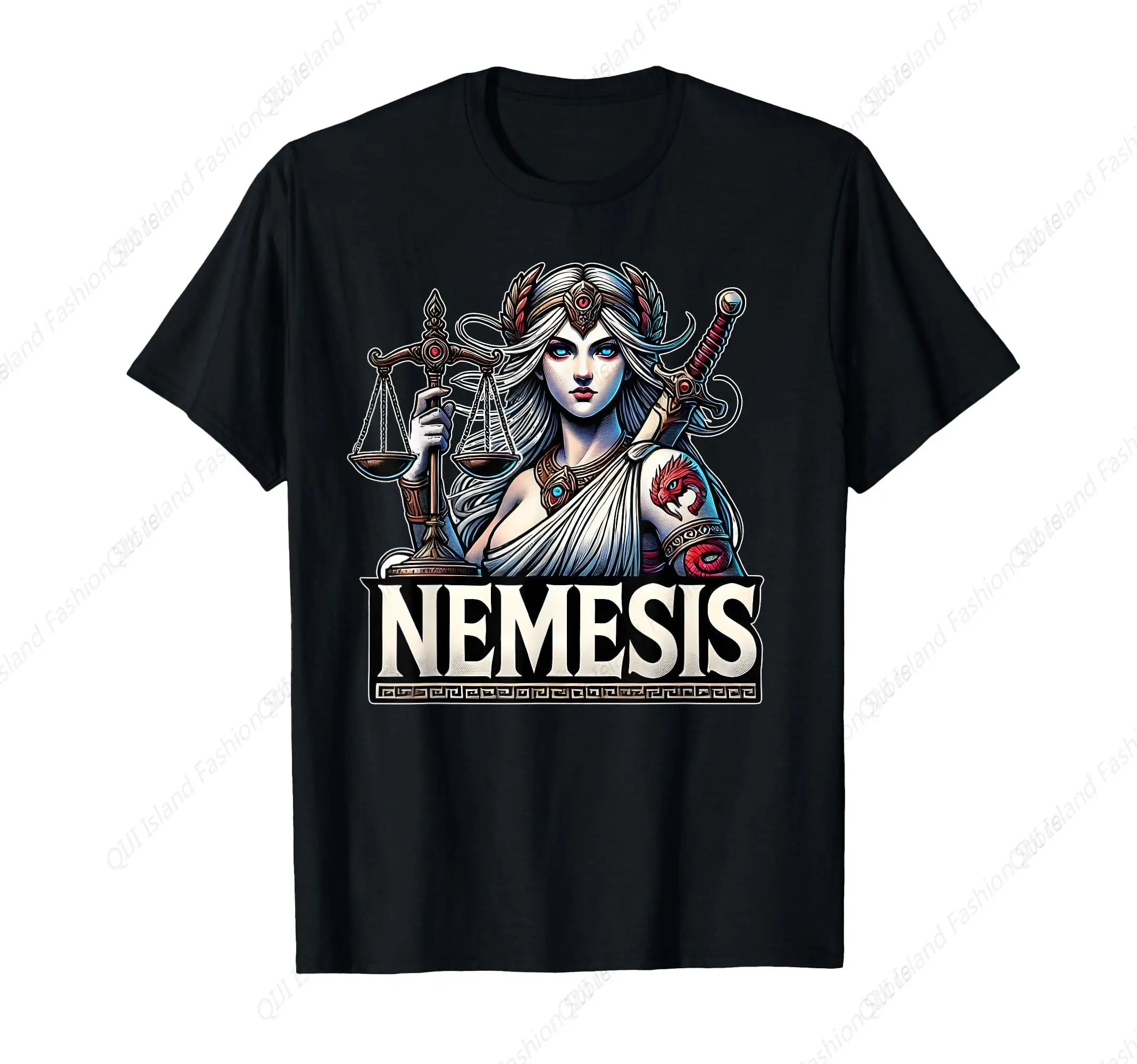 Nemesis Greek Goddess Mythology Ancient Greece T-Shirt