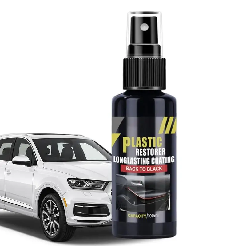 

Trim Shine For Car 100ml Car Dash Shine Spray Interior Automotive Detailing Agent For Leather Seat Armrest Boxes Dashboard