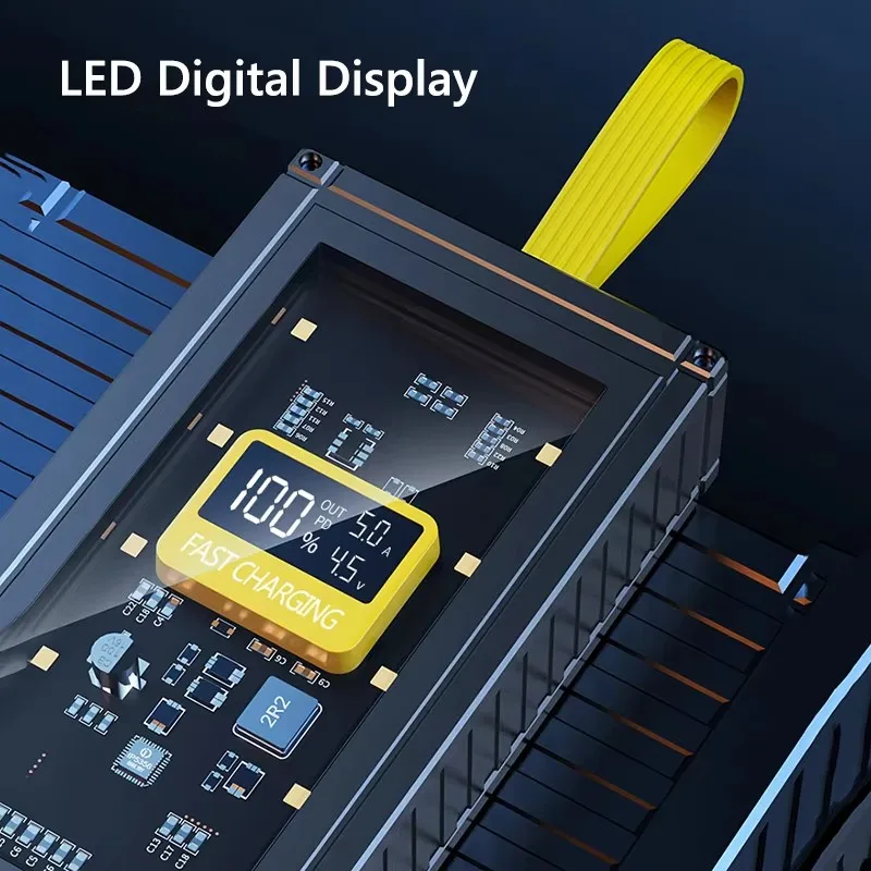 50000mAh Power Bank 120W Ricarica super veloce Power Bank Caricabatteria esterno portatile per iPhone 17 16 Samsung Huawei Xiaomi