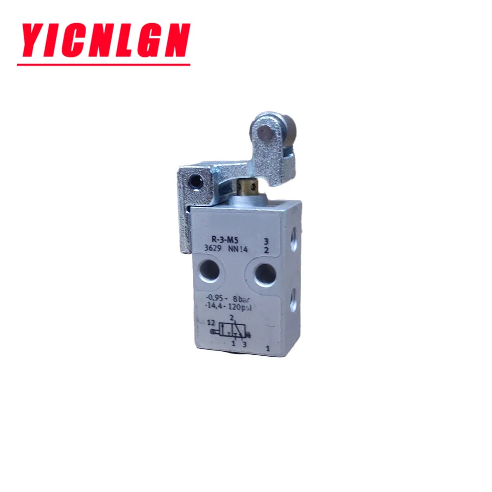 Pneumatic components Mechanical valves R-3-M5/V-3-M5 Pneumatic components 3629 3626