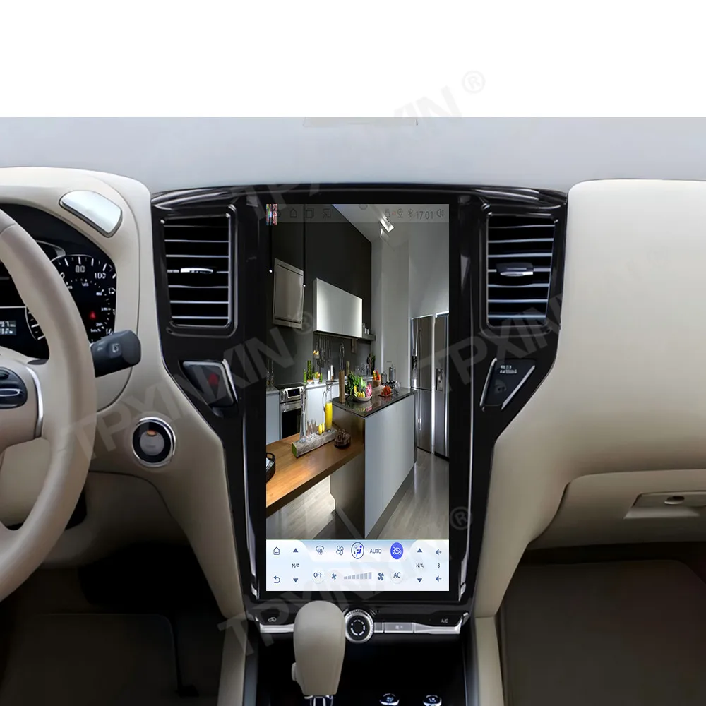 

Android 14 Auto Carplay 14.8" For Nissan Pathfinder 2012-2020 Car Radio GPS Navi Stereo Multimedia Player A/C Panel Headunit DSP