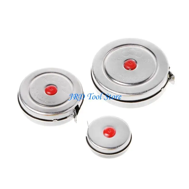 A2UD Pocket Tape Measing Stainless Steel Pita Measing Retractable Metric Construction