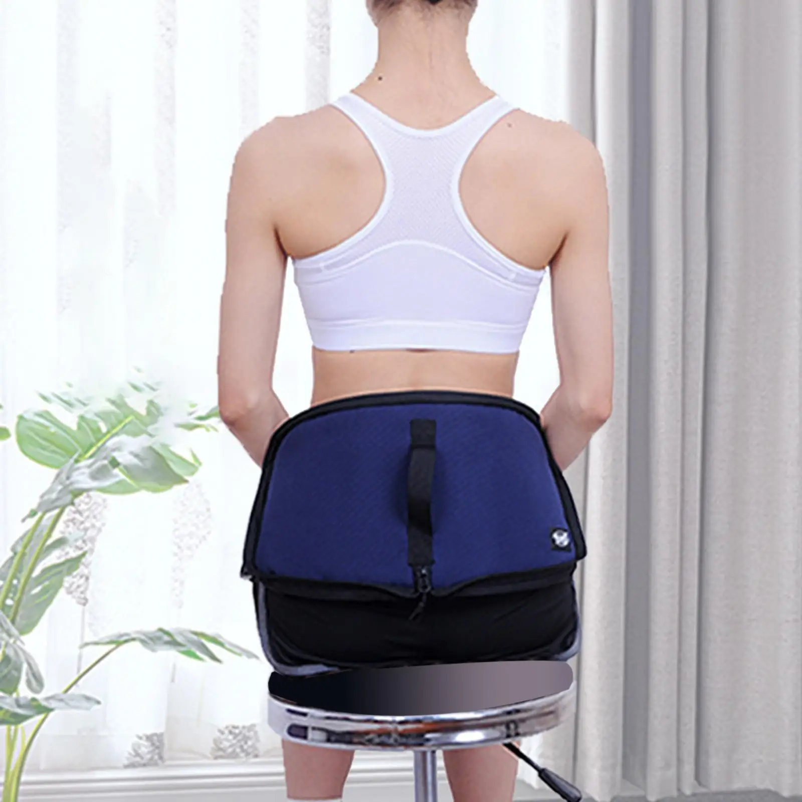 Portable Lower Belt, Sitting Spine Keeps Back Straight for Lower Back Pain Belt for office and home