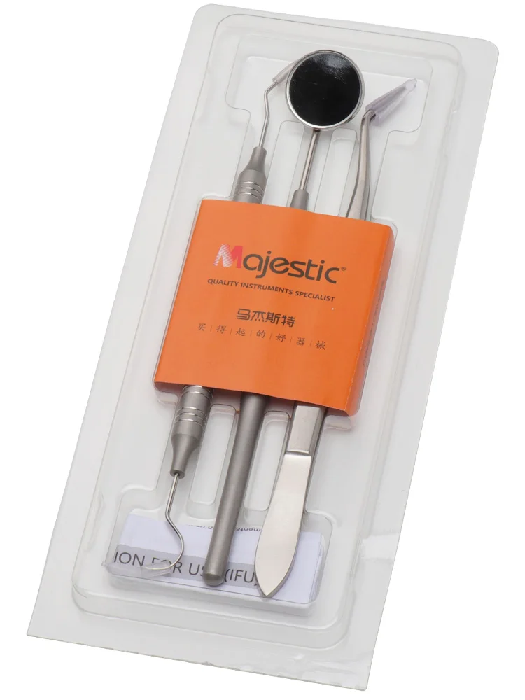 Dental Instrument Dentist Kit Tooth Cleaning Tools Mouth Mirror Probe Hook Pick Tweezer Set Dentistry Dentist Prepare Tool