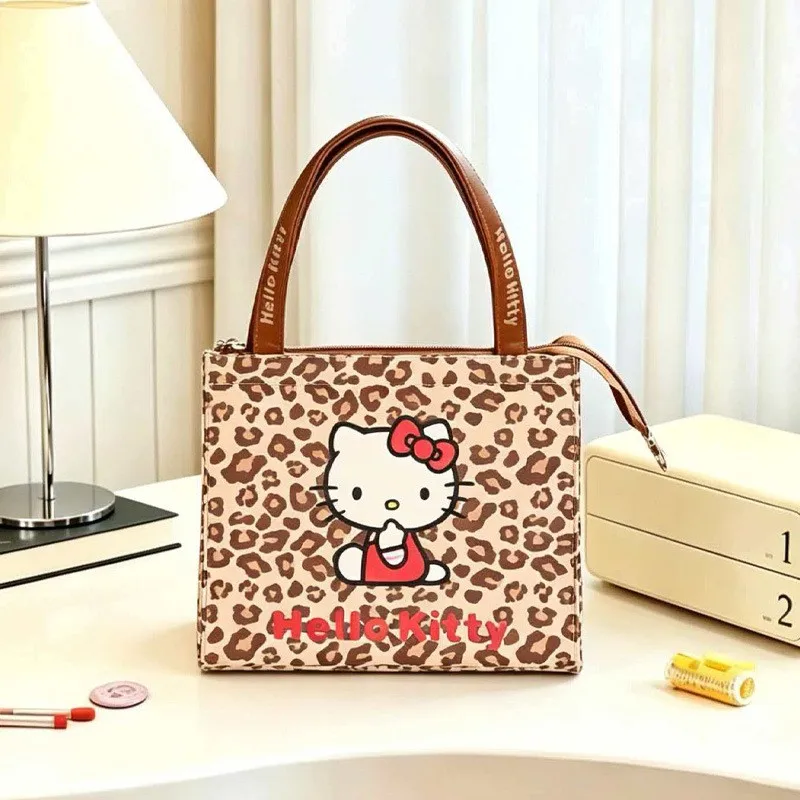 Sanrio opbergtas, geïsoleerde tas voor bentoboxen, schattige cartoon-tas voor bentoboxen, draagbare tas met anti-slip handvat, bentobox-tas.