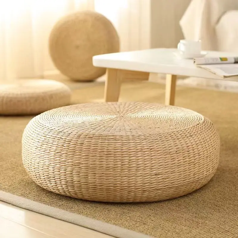 2026 hot sell 20Cm thick Japanese straw futon cushion, home tatami meditation mat