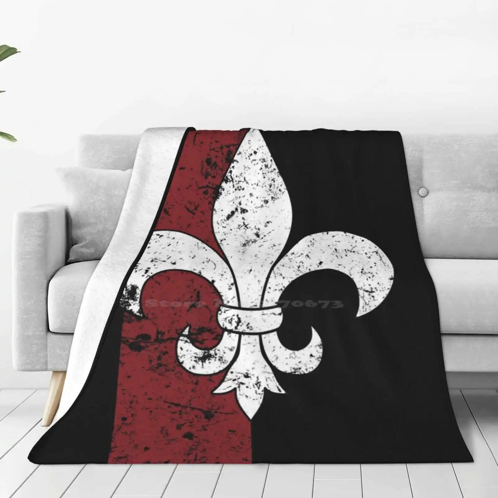 Fleur De Lis New Arrival Fashion Leisure Warm Flannel Blanket 40 000 40000 Imperium Chaos Daemons Military War Gaming Battle