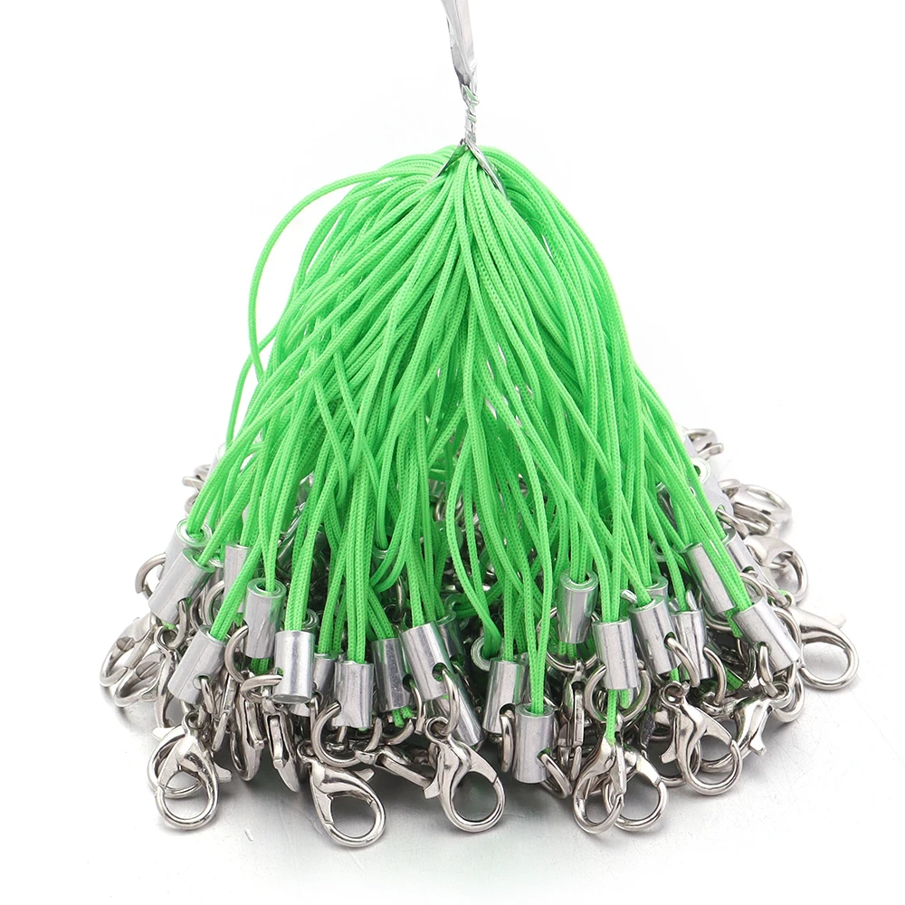20/100 Stück Karabinerverschluss Lanyard Strap Cord Handy Lanyard Polyester Schlüsselanhänger Schnüre Charms Schlüsselanhänger für DIY Schmuckherstellung