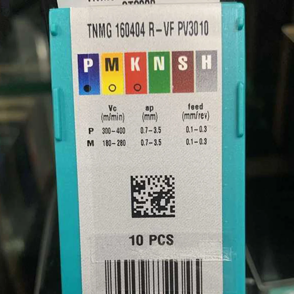 Original เปลี่ยนแทรก TNMG160404R-VF TNMG160404L-VF TNMG160408R-VF TNMG160408L-VF CT3000 TT8125B TT8115B เครื่องกลึงเครื่องตัดเครื่องมือ