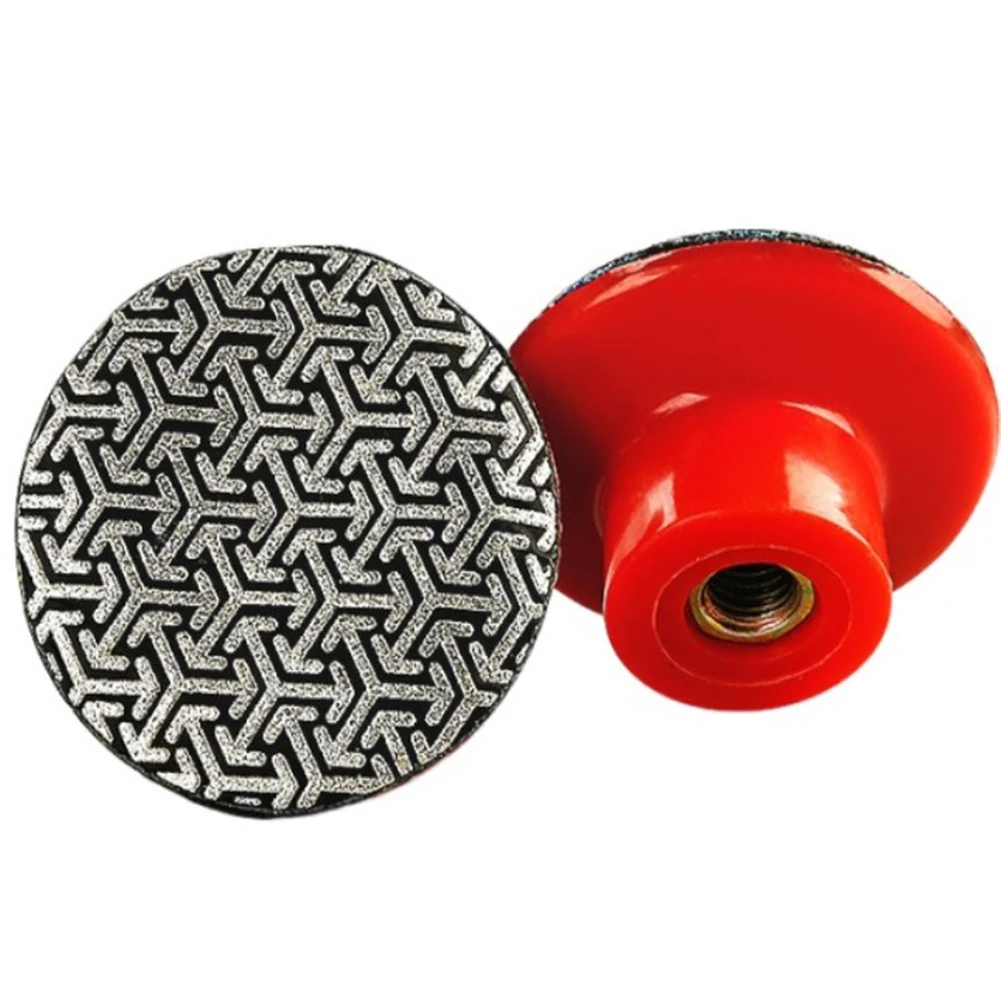 1pc 2 Inch 50mm Electroplated Diamond Polishing Pads Fast Removal Tile Glass Concrete Stone Sanding Disk Metal Polishing