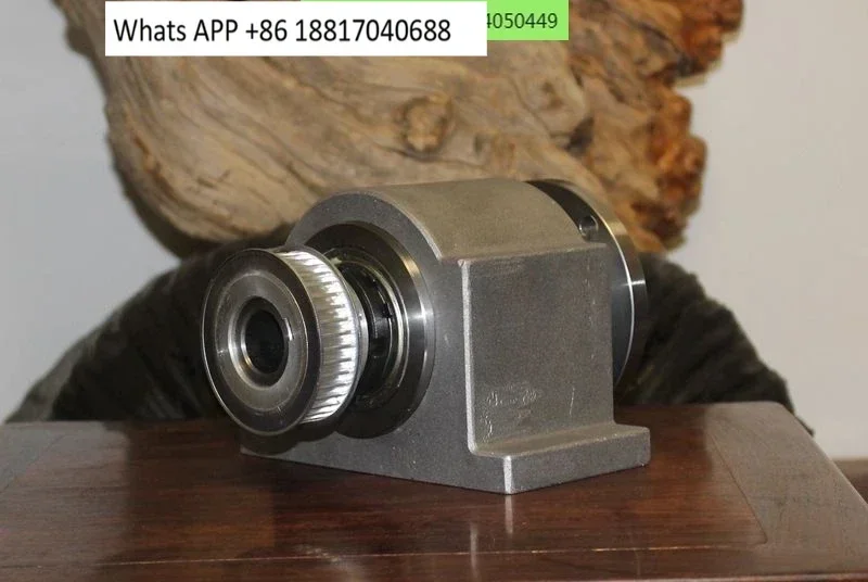 

Lathe spindle high strength lathe head assembly with flange synchronous wheel
