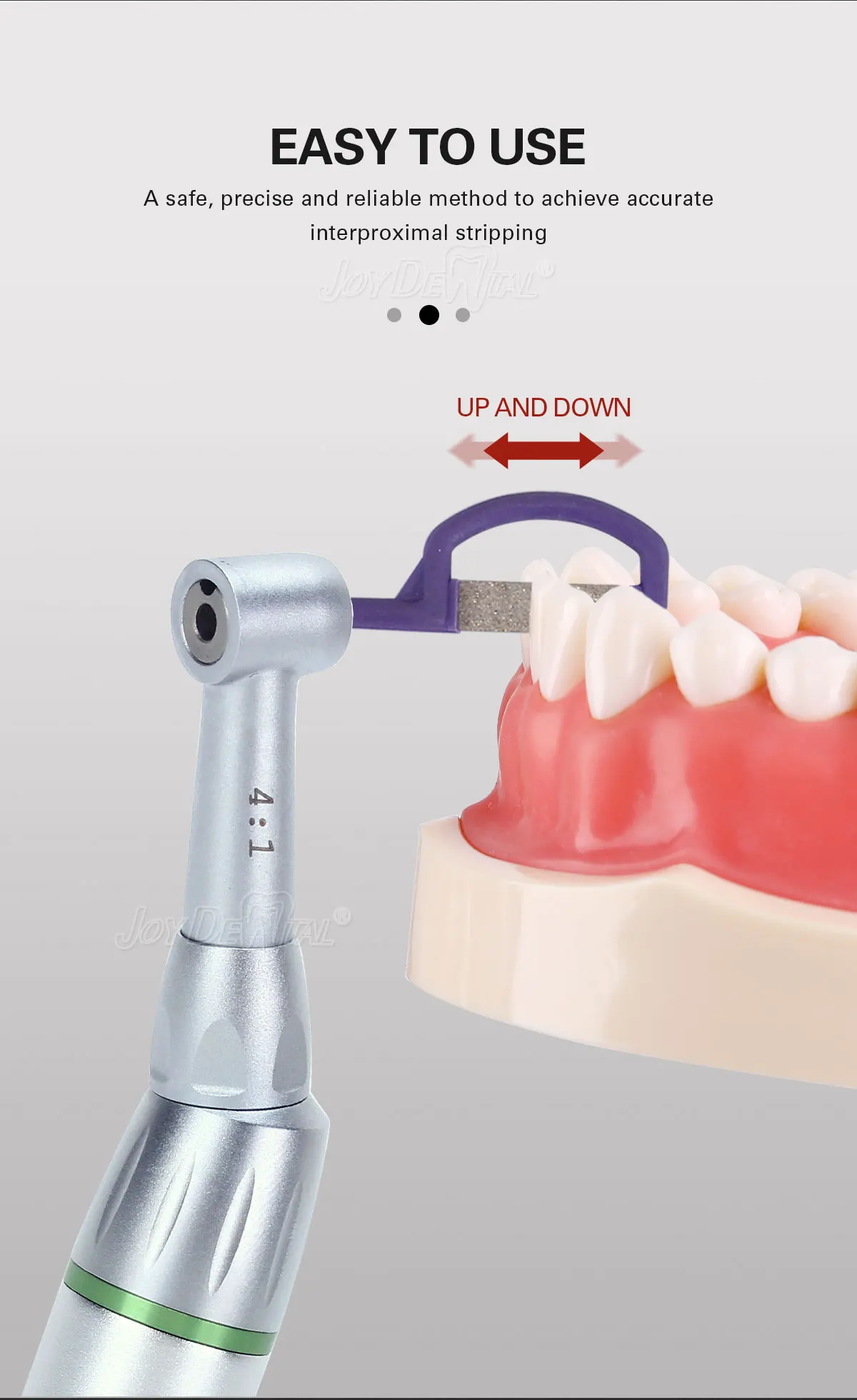 AZDENT Dental 4:1 Reduktions-Winkelstück Interproximale Polierstreifen 1:1 Interproximaler Polierer – Detail 36