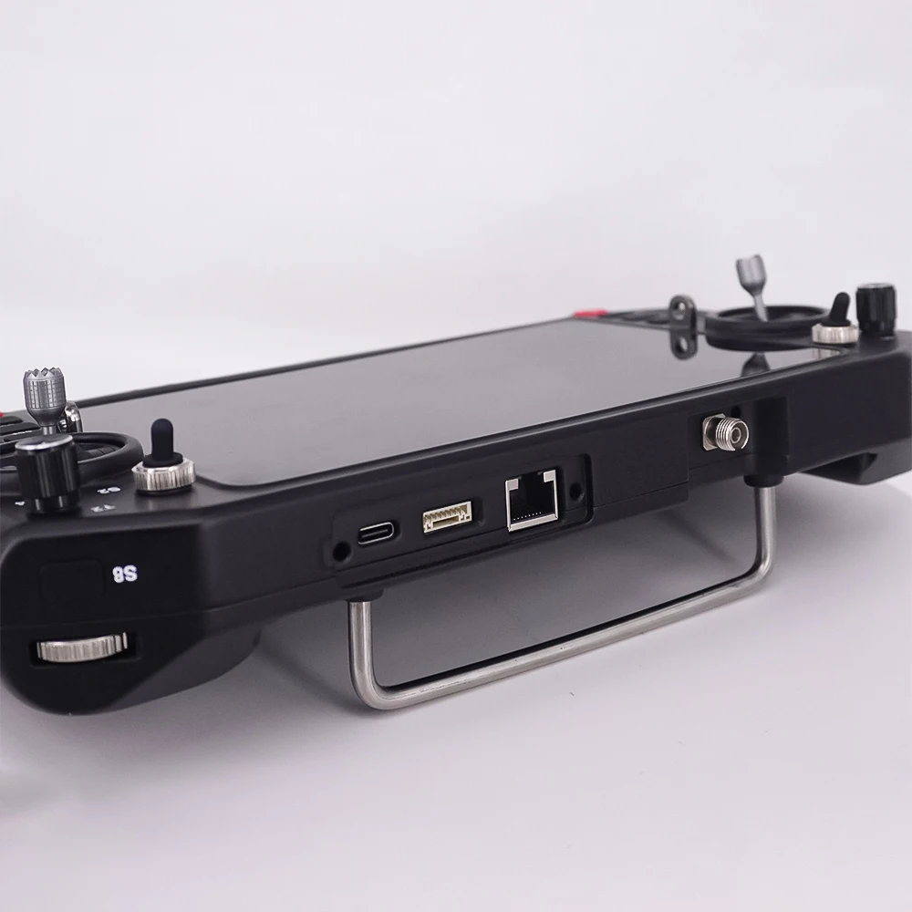 40km/80km suporta controlador de drone Mavlink/CRSF e receptor de fibra óptica estação de aterramento de transmissão de vídeo